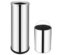 Poubelle Acier Inoxydable 32 L pour Hôtel Restaurant Usage Public | Baril intérieur amovible, ouverture large, design moderne, inox résistant, usage hôtel restaurant bureau