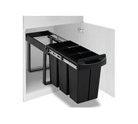 vidaXL Poubelle collecteur de déchets Soft-Close 36 L