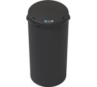 Poubelle automatique 42 l, acier noir, à infrarouge