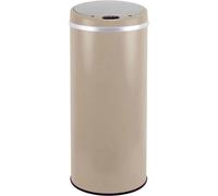 Poubelle automatique 42 L, couleur crème - compacte