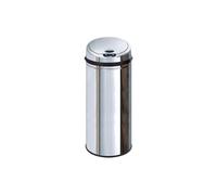 Poubelle automatique 50 l chromé avec seau