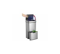 Infactory Poubelle automatique 72 L avec 4 compartiments