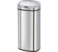 Poubelle automatique 80 L en acier inoxydable avec capteur