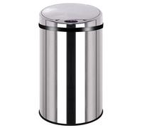 KITCHEN MOVE Poubelle de cuisine automatique 30L ARTIC en acier Inox H56cm avec cerclage