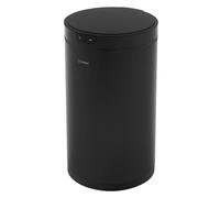 Poubelle automatique avec capteur 30 L en acier avec anneau de maintien pour sac