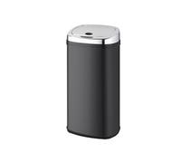 Poubelle automatique inox LARGO noir 42L