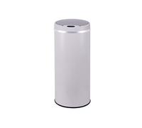 Poubelle automatique inox SOHO blanc 42L