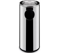 HENDI Poubelle sur pied avec cendrier, 33L, ⌀240x(H)660mm