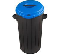 Poubelle avec couvercle, 35 L, bleue - Solution écologique