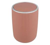 Poubelle avec couvercle basculant Agropoli L rose ancien 5,5 litres, poubelle pour salle de bain, poubelle en plastique de haute
