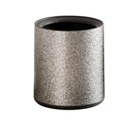 Poubelle avec Double Bac Robuste, 15L, Cylindrique - Motif Glace - Sans Roulettes
