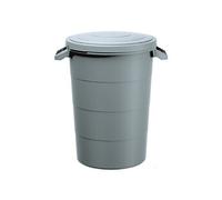 Keden SMOOTH Poubelle avec poignées - 80 L - Gris