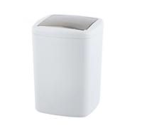 Poubelle Barcelona blanc, plastique spéciale, incassable, 8,5 l WENKO