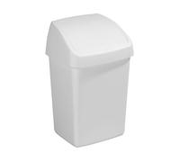 Sunware Delta Bin avec Couvercle basculant 10 litros Blanc