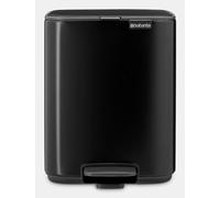 Poubelle BRABANTIA à pédale, 7 L, noir mat