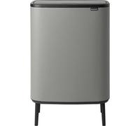 Poubelle Brabantia Bo Touch Hi, 2 x 30 litres, grise 130663