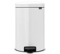 Poubelle Brabantia - NewIcon, 20 L, bac métallique, Blanc