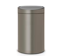 Poubelle Brabantia - Touch Bin New, 40 L, Platinum
