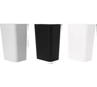 Poubelle, capacité 9 l, design moderne avec couvercle à ouverture automatique, BLANC