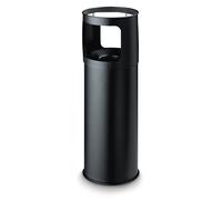 Poubelle cendrier Ash/Trash - 30 L - Noir