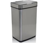 Poubelle CLEAN IV avec capteur infrarouge 60L Acier argent hjh OFFICE Argent G