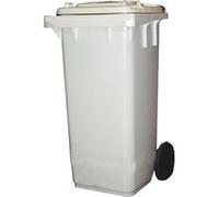 Poubelle Conteneur avec Roues 240 L Combisteel Blanc G