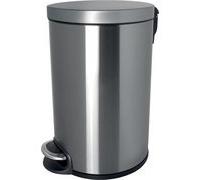 Poubelle cosmétique à pédale 'the silent', 5 L, argent