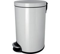 Poubelle cosmétique à pédale 'the silent', 5 L, blanc
