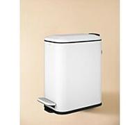 Cosmic Essentials poubelle WJC002A0001065 285 x 155 x 295 mm, 5 L, blanc mat