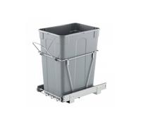 Poubelle Coulissante sous Évier et sous Plan avec Grande Capacité de 33 L, Collecteur de Déchets de Cuisine avec Poignée