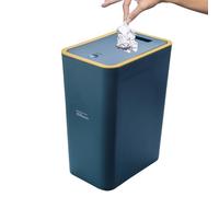Poubelle couverte, poubelle étroite avec couvercle Poubelle push top can