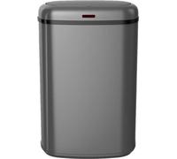 Poubelle Cuisine Automatique LOGAN KITCHEN MOVE, 58 L, Inox Gris Mat, Avec Cerclage