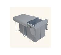 Poubelle cuisine RYVEN - poubelle encastrable 2 x 20 litres
