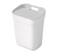 Poubelle, Curver, plastique, blanc, 10 L, 25x18,6x32,9 cm