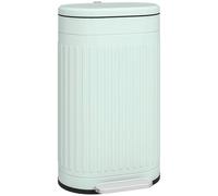 Poubelle de 30 litres avec couvercle, pédale et seau intérieur amovible, fonction de fermeture en douceur, 36,5 x 31,2 x 60,8 cm, vert