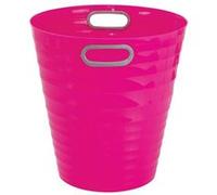 Poubelle de bureau Waytex 931077 Rose 12,5L Corbeille à papier en plastique design pour bureau, chambre ado Rose G