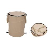 Poubelle de Camping Pop-up, Sac de Jardin Pliable avec Couvercle à Fermeture éclair, Sac à Feuilles de Déchets D'extérieur Réutilisable, Conteneur à Déchets de Jardin Portable de