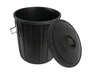 POUBELLE DE CHANTIER 75 LITRES ALLEGEE CAOUTCHOUC TALIAPLAST - 330203