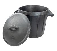 Poubelle de chantier caoutchouc d'une capacité 75 litres TALIAPLAST - 330209