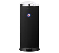 Poubelle de cuisine à pédale 30L Fabriqué en France Noir basalte
