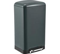Poubelle de Cuisine à Pédale, 40L, Acier Inox Gris Mat, GREENWICH, KITCHEN MOVE, 38x35xH67 cm