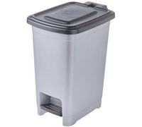 Poubelle de cuisine à pédale en plastique solide - 25 Litres