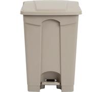 Poubelle de cuisine à pédale Jantex beige 45 L