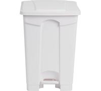 Poubelle de cuisine à pédale Jantex blanche 45 L