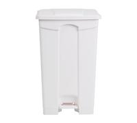 Poubelle de cuisine à pédale Jantex blanche 87 L
