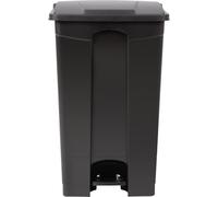 Poubelle de cuisine à pédale Jantex noire 87 L