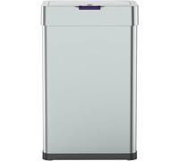 Poubelle de Cuisine Automatique, 70L, Acier Inox Brossé, Cerclage Papillon, Anti-Traces, 41.4 x 27.8 x 69 cm