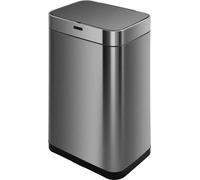 Poubelle de Cuisine Automatique KITCHEN MOVE UPPER, 60 L, Inox Brossé avec Cerclage, Design Rectangulaire