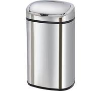 Poubelle de Cuisine Automatique Majestic, 68L, Inox Noir, Capteur Sensoriel, 40.9x28.9x75.5cm