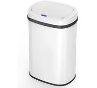 Poubelle de Cuisine Automatique Majestic Kitchen Move, 58 L, Blanc Mat, Acier Inox, Capteur Infrarouge